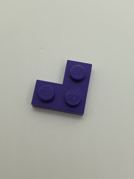 2x2 Eckplatte lila dark purple