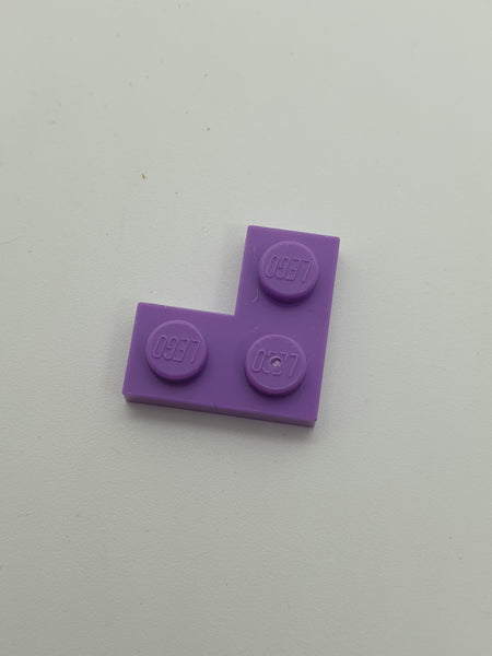 2x2 Eckplatte medium lavender lavendel