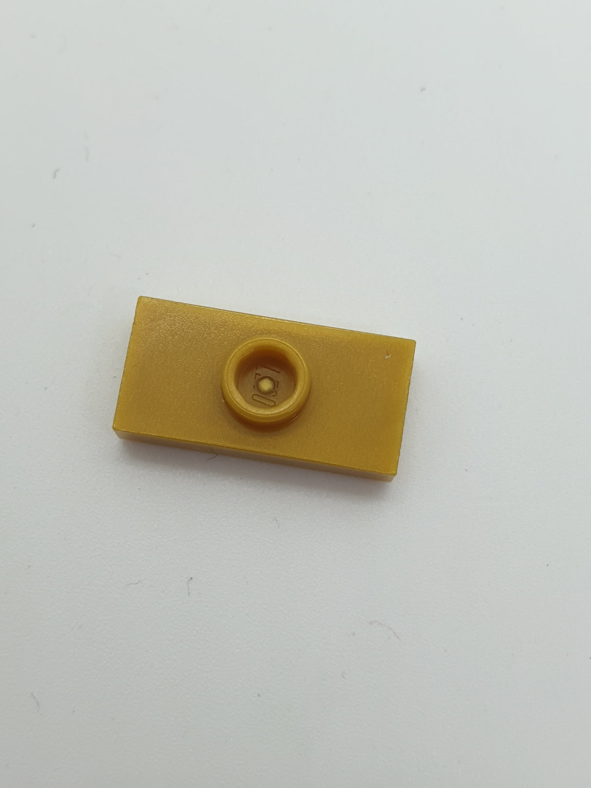 1x2 modifizierte Fliese/Platte mit Noppe ohne Nut pearlgold pearl gold