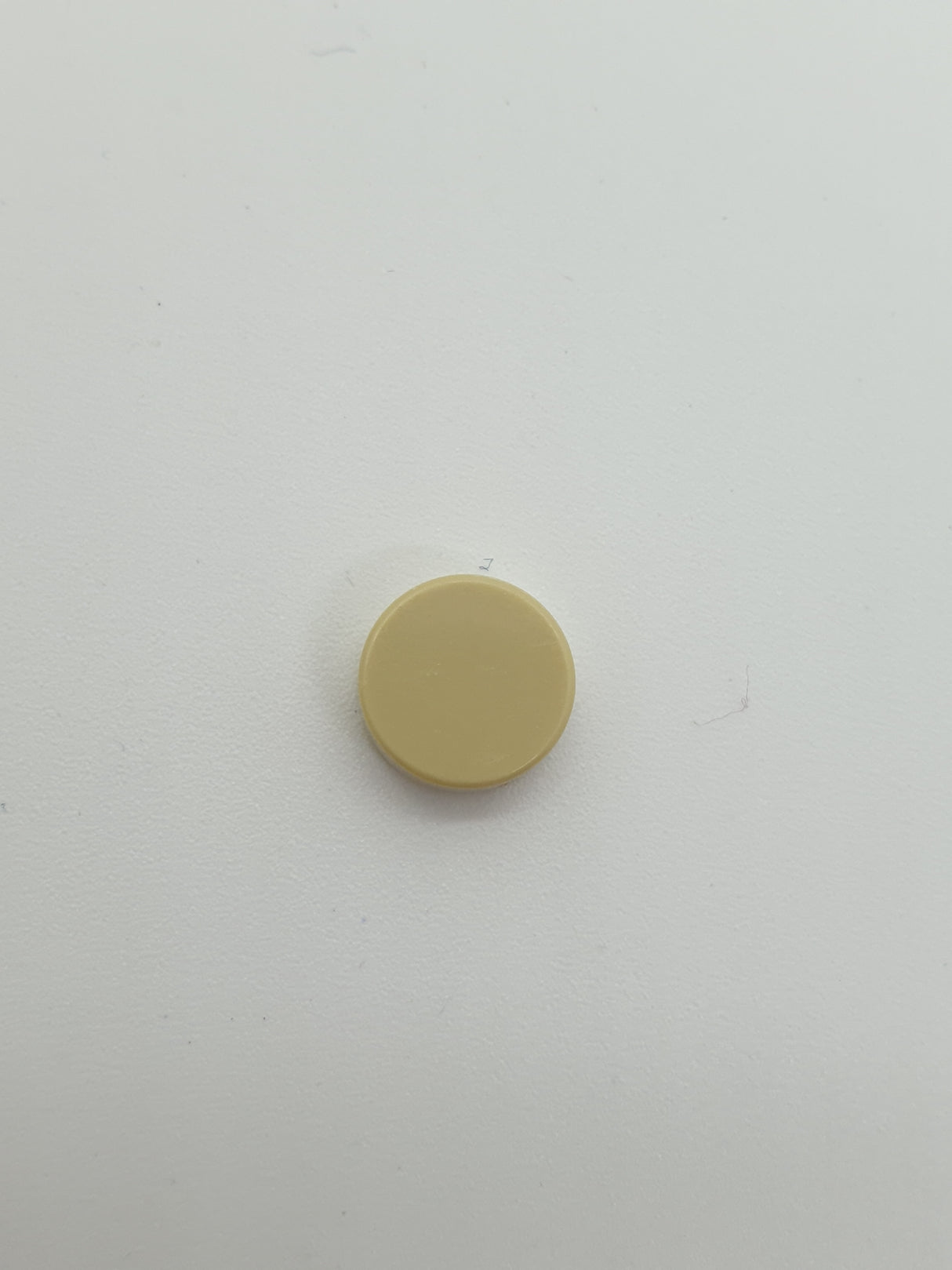 1x1 Fliese rund beige tan