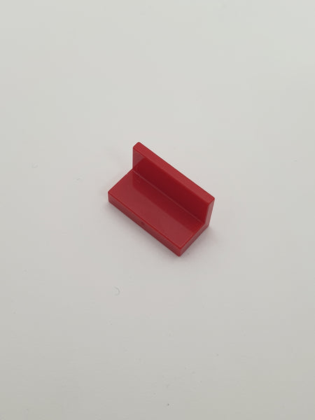 1x2x1 modifizierte Fliese Wandelement alte Ecken rot