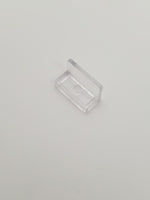 1x2x1 modifizierte Fliese Wandelement runde Ecken transparent weiß trans clear