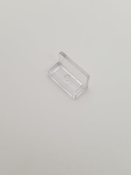 1x2x1 modifizierte Fliese Wandelement runde Ecken transparent weiß trans clear