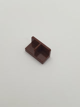 1x2x1 Paneel mit mittiger Wand neubraun reddish brown
