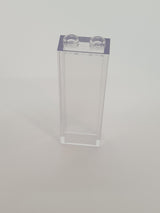 1x2x5 Stein/Wand ohne Noppenhalter innen transparent weiß trans clear/klar