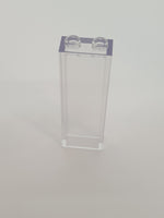 1x2x5 Stein/Wand ohne Noppenhalter innen transparent weiß trans clear/klar