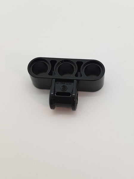 Achs- Pinverbinder senkrecht 3 Pinlöcher schwarz black