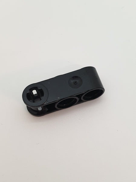 3L Pin- Achsverbinder senkrecht mit 2 Pinlöchern schwarz black