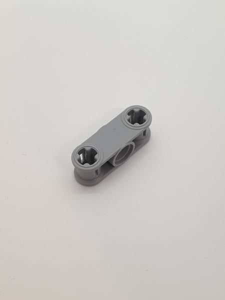 3L Achs- Pinverbinder senkrecht mit mittlerem Pinloch neuhellgrau