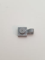 1x1 Platte mit offenem O-Clip horizontal neuhellgrau