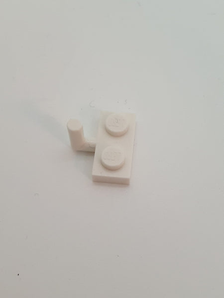 1x2 modifizierte Platte mit Griff (Horizontal 6mm) weiß white