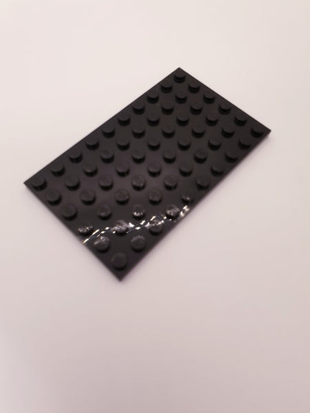 6x10 Platte schwarz black