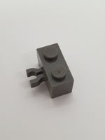1x2 modifizierter Stein mit O-Clip vertikal altdunkelgrau dark gray