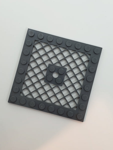 8x8 modifizierte Platte mit Gitter neudunkelgrau