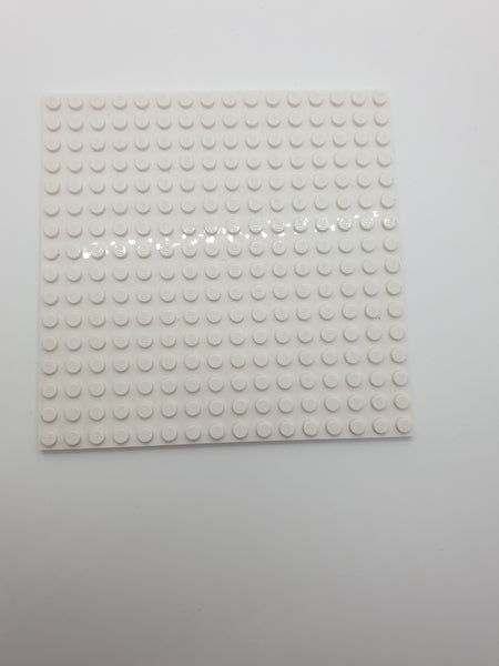 16x16 Platte/Bauplatte weiß white