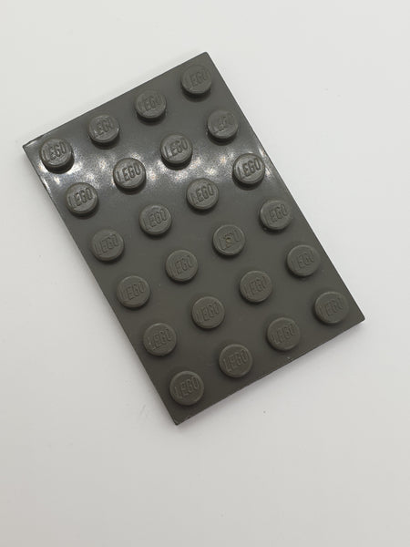 4x6 Platte altdunkelgrau dark gray