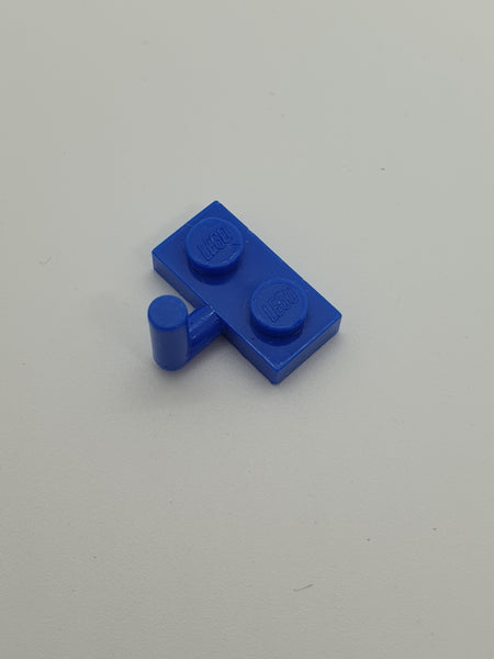 1x2 modifizierte Platte mit Griff (Horizontal 5mm) blau