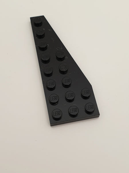 3x8 Flügelplatte rechts schwarz black