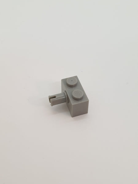 1x2 modifizierter Stein mit Pin neuhellgrau