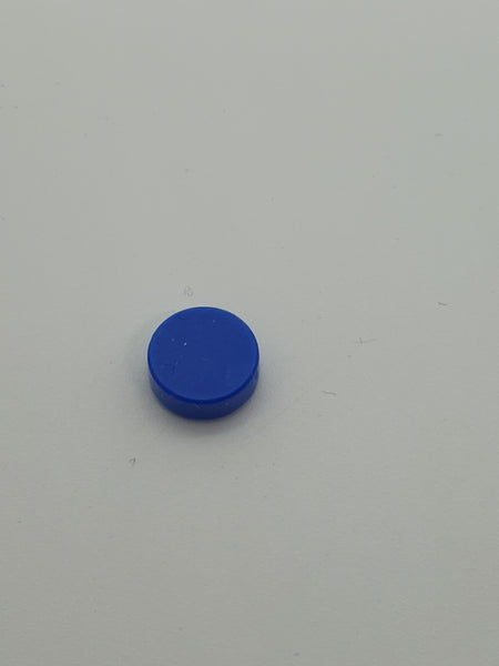 1x1 Fliese rund blau