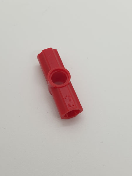 Pin- Achsverbinder #2 mit 180° rot