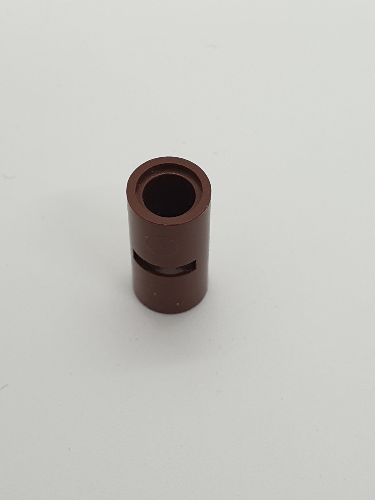 Pin- Verbinder rund mit Slot neubraun reddish brown