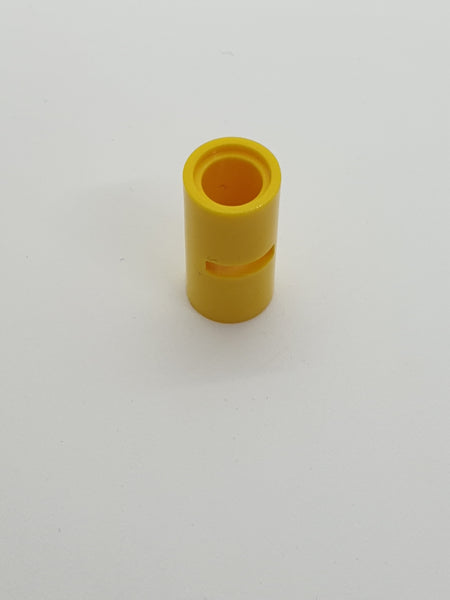 Pin- Verbinder rund mit Slot gelb