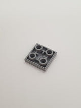 2x2 modifizierte Fliese Noppen unten Invers neuhellgrau