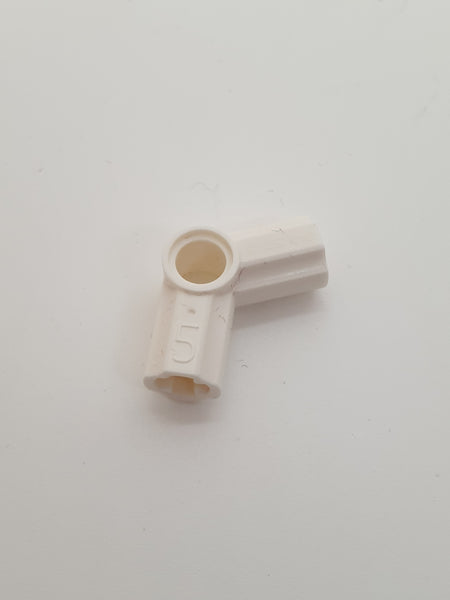Technik Pin- und Achsverbinder #5 mit 112,5° weiß white