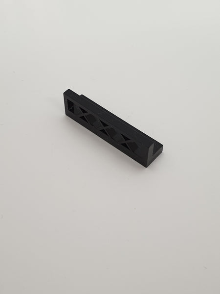 1x4x1 Zaun schwarz black