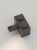 1x2 modifizierter Stein mit Pin altdunkelgrau dark gray