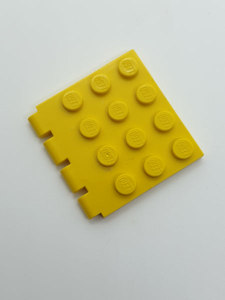 4x4 Scharnierplatte gelb