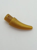 Hornspitze / Zahn klein (Helm Horn) pearlgold pearl gold