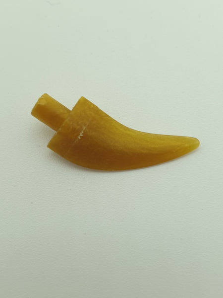 Hornspitze / Zahn groß (Helm Horn) pearlgold pearl gold