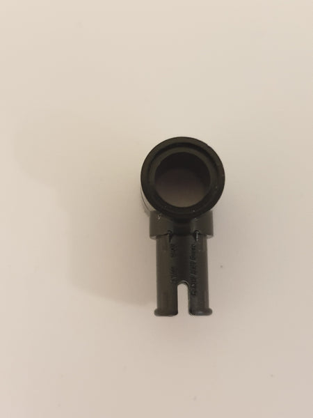 Technik Pin mit Reibungskanten der Länge nach und Pinloch schwarz black