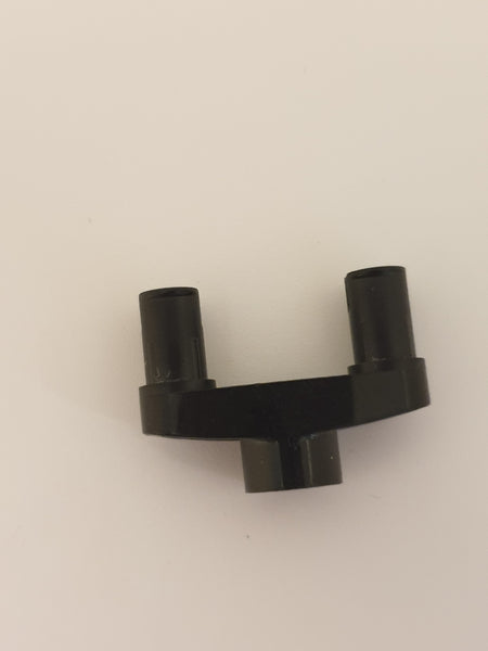Technik Pinverbinder 3L mit 2 Pins und Mittelloch schwarz black
