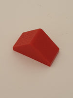 1x2 Dachfirst 45° mit Noppenhalter rot