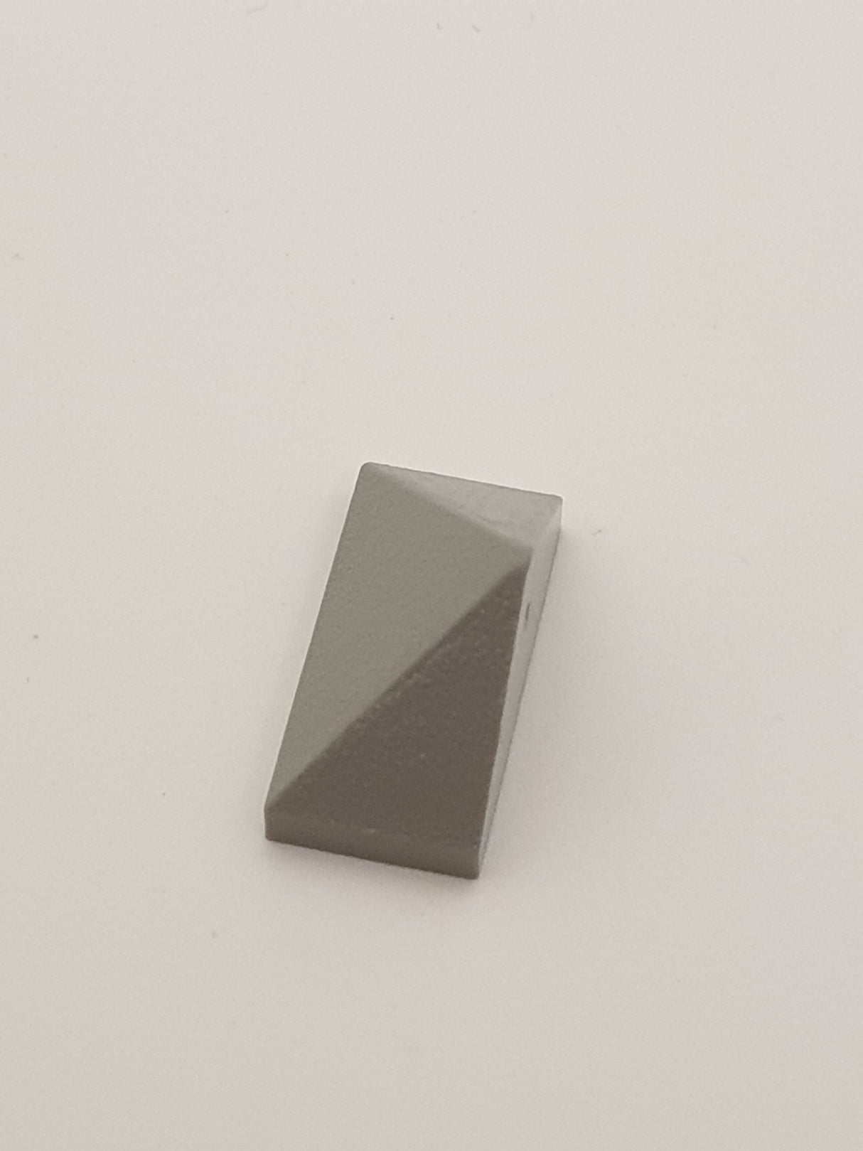 1x2 Dachstein Abschluss 45° mit Inside Bar althellgrau light gray