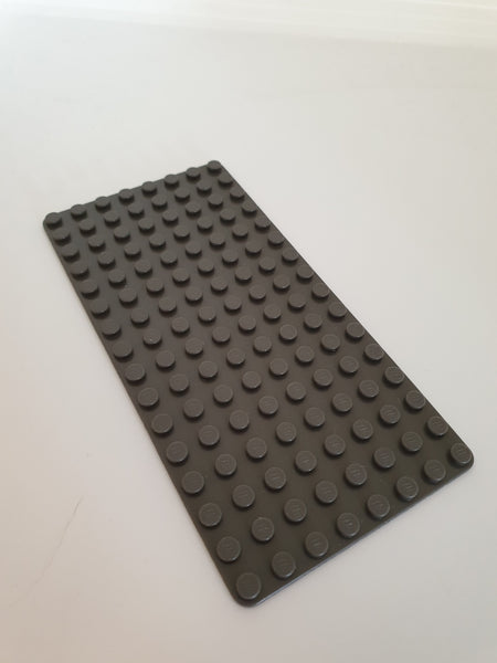 8x16 Grundplatte altdunkelgrau dark gray