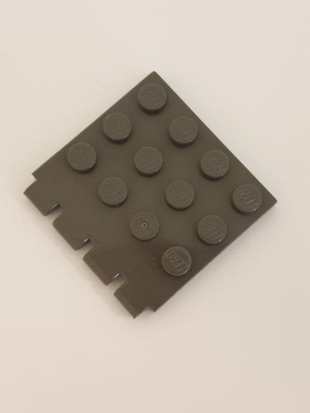 4x4 Scharnierplatte altdunkelgrau dark gray