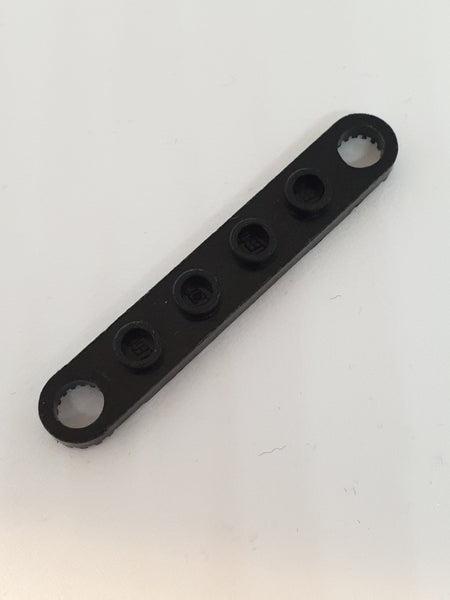 1x6 Technik Platte mit gezahnten Enden schwarz black