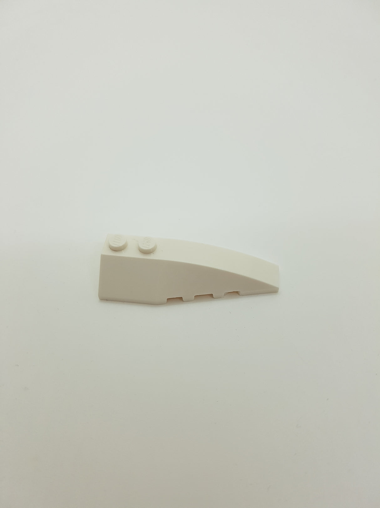 2x6 Keilstein rechts weiß white