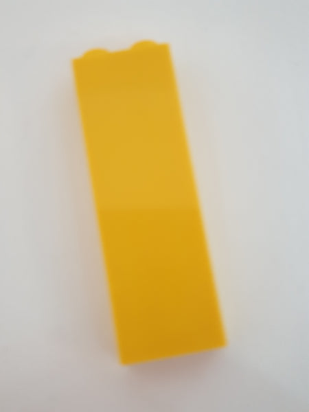 1x2x5 Stein/Wand mit Noppenhalter innen gelb