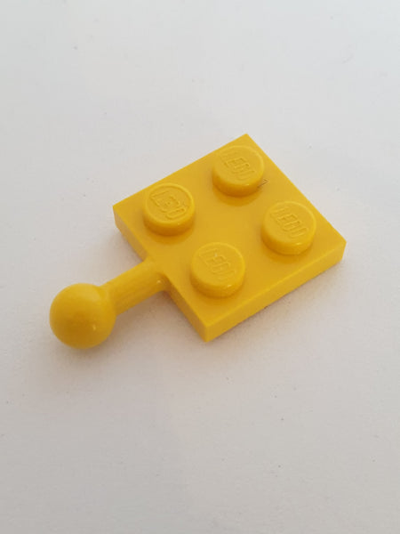 2x2 modifizierte Platte mit Kugelkopf gelb