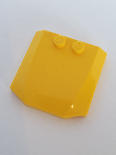 4x4x2/3 Keil dreifach gebogen gelb