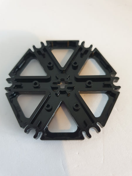 Technik Platte Rotorplatte 6, Clip Enden verbunden schwarz black