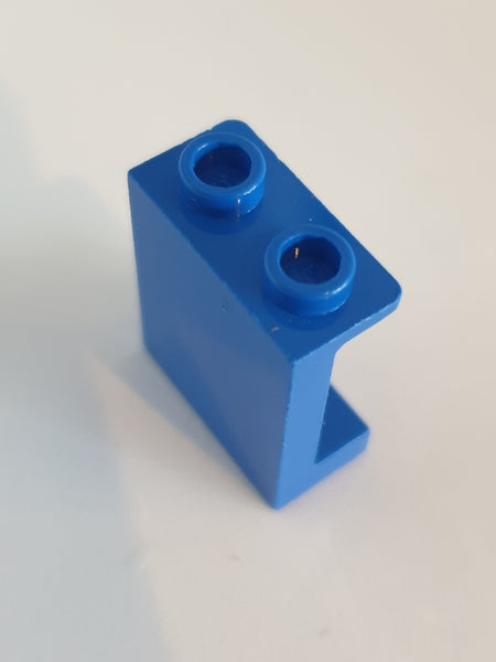 1x2x2 Wandelement / Paneel mit Seitenstütze blau