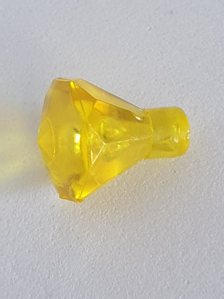 1x1 Diamant klein transparent gelb