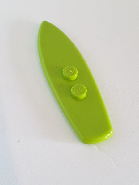 Surfbrett für Minifigur klein lindgrün