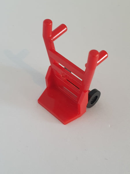 Utensil Minifigur Werkzeug Sackkarre rot red